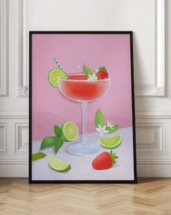 Daiquiri - Stretched Canvas, Poster Or Fine Art Print(Daiquiri Stretched Canvas Poster Or Fine Art Print) -Heart Wall Art Store pictufy interior floor ratio 2x3 2805289