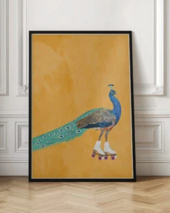 Peacock Rollerskating - Stretched Canvas, Poster Or Fine Art Print(Peacock Rollerskating Stretched Canvas Poster Or Fine Art Print) 17 Peacock Rollerskating - Stretched Canvas, Poster Or Fine Art Print(Peacock Rollerskating Stretched Canvas Poster Or Fine Art Print) -Heart Wall Art Store pictufy interior floor ratio 2x3 2831473