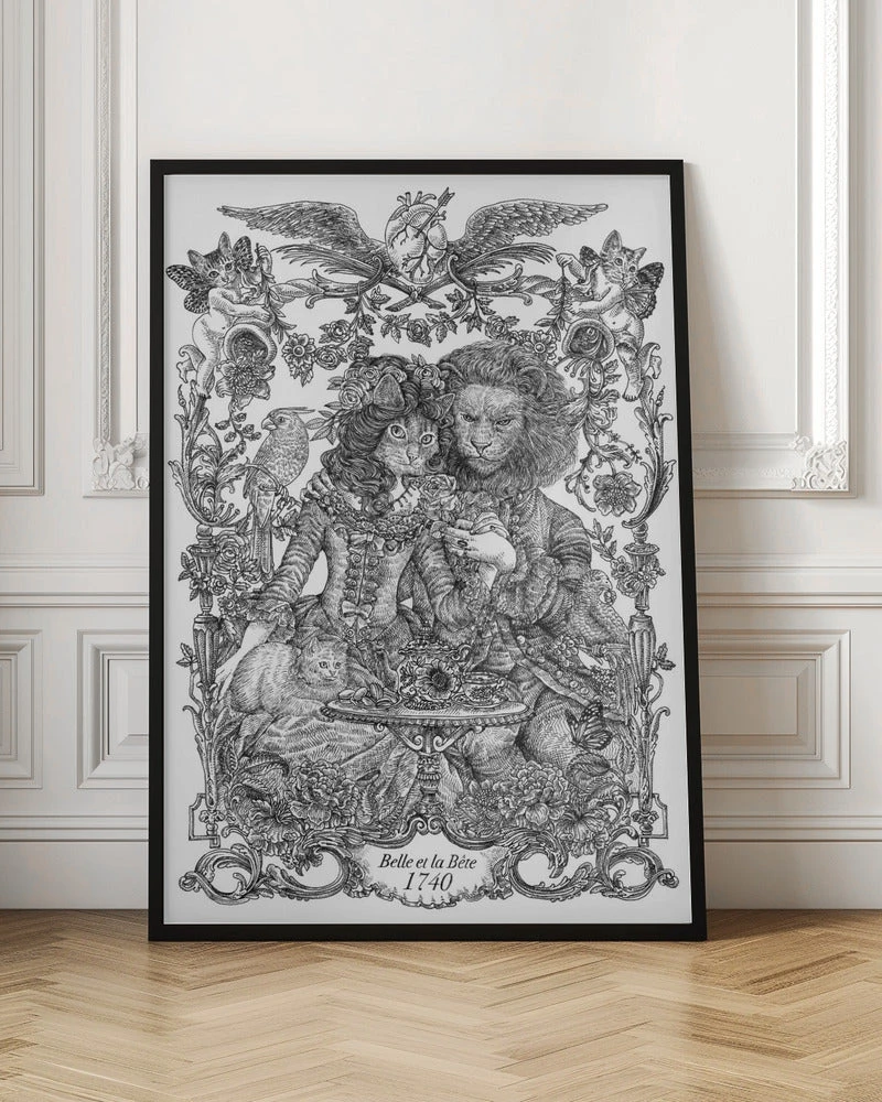 Cat Beauty & Beast - Stretched Canvas, Poster Or Fine Art Print(Cat Beauty Amp Beast Stretched Canvas Poster Or Fine Art Print) 6 Cat Beauty & Beast - Stretched Canvas, Poster Or Fine Art Print(Cat Beauty Amp Beast Stretched Canvas Poster Or Fine Art Print) - Image 6