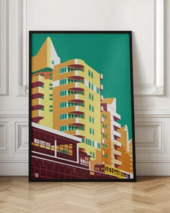 Berlin Kreuzberg - Stretched Canvas, Poster Or Fine Art Print(Berlin Kreuzberg Stretched Canvas Poster Or Fine Art Print) -Heart Wall Art Store pictufy interior floor ratio 2x3 2844140