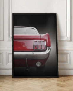 American Classic Car Mustang 1966 Coupe - Stretched Canvas, Poster Or Fine Art Print(American Classic Car Mustang 1966 Coupe Stretched Canvas Poster Or Fine Art Print) -Heart Wall Art Store pictufy interior floor ratio 2x3 2845278