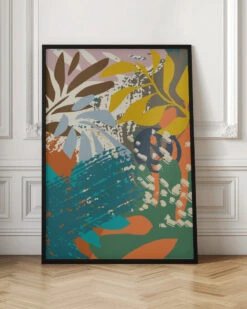 Abstract Leaves Close Up 1 - Stretched Canvas, Poster Or Fine Art Print(Abstract Leaves Close Up 1 Stretched Canvas Poster Or Fine Art Print) -Heart Wall Art Store pictufy interior floor ratio 2x3 2859629