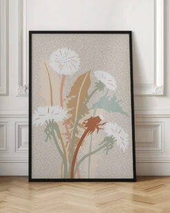Wild Garden Dandelion - Stretched Canvas, Poster Or Fine Art Print(Wild Garden Dandelion Stretched Canvas Poster Or Fine Art Print) -Heart Wall Art Store pictufy interior floor ratio 2x3 2866550