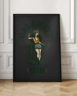 Calamit Gin Blackletter.png - Stretched Canvas, Poster Or Fine Art Print(Calamit Gin Blackletter Png Stretched Canvas Poster Or Fine Art Print) -Heart Wall Art Store pictufy interior floor ratio 2x3 2884740
