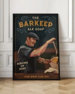 Barkeep Soap Poster 20x30 - Stretched Canvas, Poster Or Fine Art Print(Barkeep Soap Poster 20x30 Stretched Canvas Poster Or Fine Art Print) -Heart Wall Art Store pictufy interior floor ratio 2x3 2884924