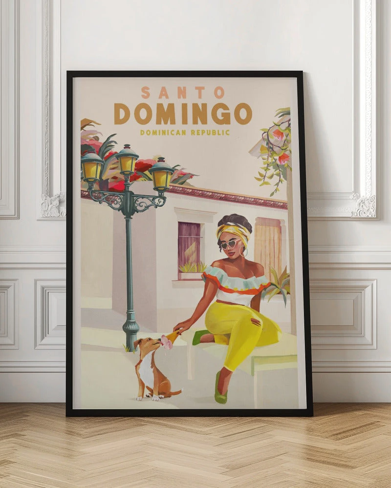 Santo Domingo Dominican Republic Woman & Dog - Stretched Canvas, Poster Or Fine Art Print(Santo Domingo Dominican Republic Woman Amp Dog Stretched Canvas Poster Or Fine Art Print) 6 Santo Domingo Dominican Republic Woman & Dog - Stretched Canvas, Poster Or Fine Art Print(Santo Domingo Dominican Republic Woman Amp Dog Stretched Canvas Poster Or Fine Art Print) - Image 6
