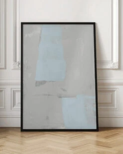 Pale Blue Grey Texture - Stretched Canvas, Poster Or Fine Art Print(Pale Blue Grey Texture Stretched Canvas Poster Or Fine Art Print) -Heart Wall Art Store pictufy interior floor ratio 2x3 2890573