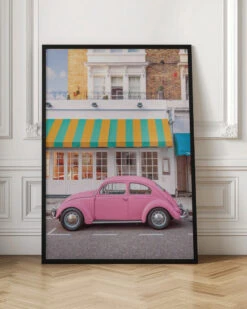 Pink Ride - Stretched Canvas, Poster Or Fine Art Print(Pink Ride Stretched Canvas Poster Or Fine Art Print) -Heart Wall Art Store pictufy interior floor ratio 2x3 2890599