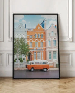 Notting Hill Vibes - Stretched Canvas, Poster Or Fine Art Print(Notting Hill Vibes Stretched Canvas Poster Or Fine Art Print) -Heart Wall Art Store pictufy interior floor ratio 2x3 2893339