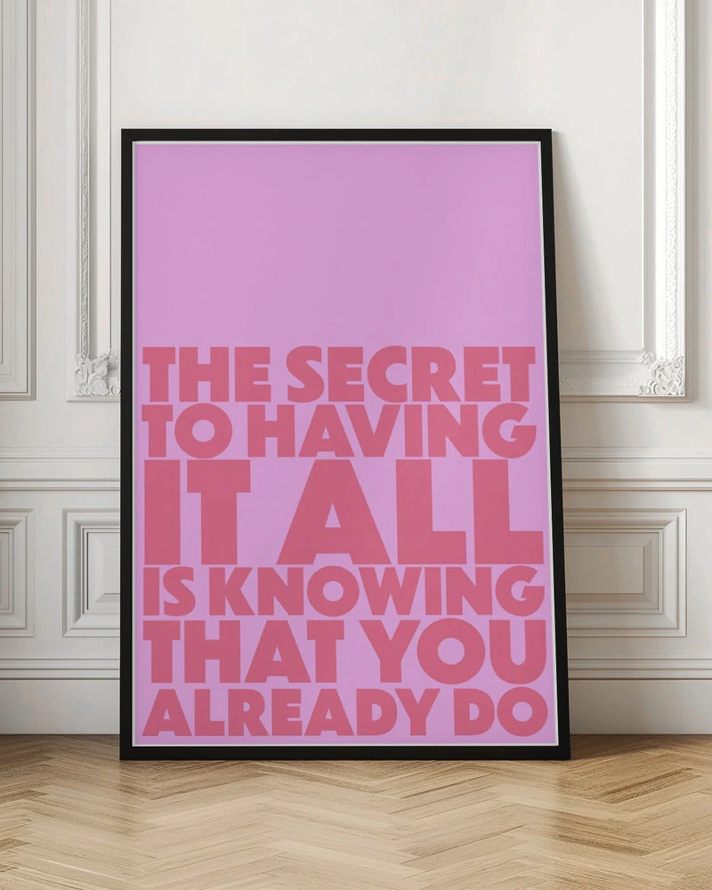 The Secret - Stretched Canvas, Poster Or Fine Art Print(The Secret Stretched Canvas Poster Or Fine Art Print) 6 The Secret - Stretched Canvas, Poster Or Fine Art Print(The Secret Stretched Canvas Poster Or Fine Art Print) - Image 6