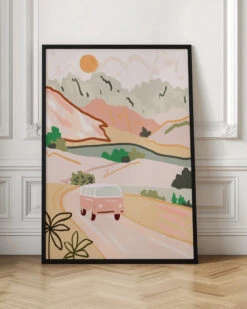 Pastel Journey - Stretched Canvas, Poster Or Fine Art Print(Pastel Journey Stretched Canvas Poster Or Fine Art Print) -Heart Wall Art Store pictufy interior floor ratio 2x3 2936449