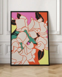 Pink Bougainvillea Essence - Stretched Canvas, Poster Or Fine Art Print(Pink Bougainvillea Essence Stretched Canvas Poster Or Fine Art Print) -Heart Wall Art Store pictufy interior floor ratio 2x3 2937171