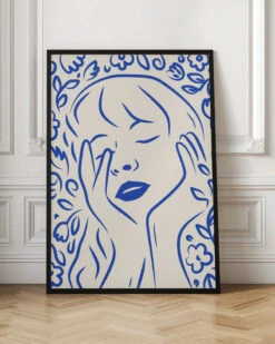 Gentle Flower Dream - Stretched Canvas, Poster Or Fine Art Print(Gentle Flower Dream Stretched Canvas Poster Or Fine Art Print) -Heart Wall Art Store pictufy interior floor ratio 2x3 2952247