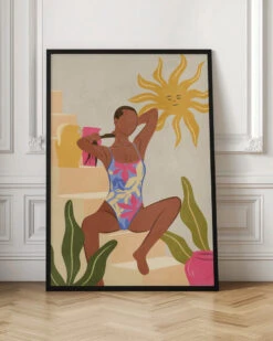 Beneath The Smiling Sun - Stretched Canvas, Poster Or Fine Art Print(Beneath The Smiling Sun Stretched Canvas Poster Or Fine Art Print) -Heart Wall Art Store pictufy interior floor ratio 2x3 2957433