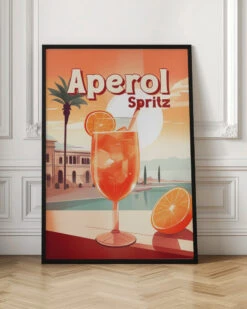 Aperol Spritz Tropical - Stretched Canvas, Poster Or Fine Art Print(Aperol Spritz Tropical Stretched Canvas Poster Or Fine Art Print) -Heart Wall Art Store pictufy interior floor ratio 2x3 2977781