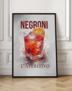 Negroni - Stretched Canvas, Poster Or Fine Art Print(Negroni Stretched Canvas Poster Or Fine Art Print) -Heart Wall Art Store pictufy interior floor ratio 2x3 2983336