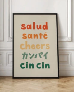 Cheers Typography - Salud Santé Cheers Kanpai Cin Cin - Stretched Canvas, Poster Or Fine Art Print(Cheers Typography Salud Sante Cheers Kanpai Cin Cin Stretched Canvas Poster Or Fine Art Print 1) 17 Cheers Typography - Salud Santé Cheers Kanpai Cin Cin - Stretched Canvas, Poster Or Fine Art Print(Cheers Typography Salud Sante Cheers Kanpai Cin Cin Stretched Canvas Poster Or Fine Art Print 1) -Heart Wall Art Store pictufy interior floor ratio 2x3 3017371