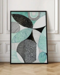Geometric Shapes And Intricate Patterns - Stretched Canvas, Poster Or Fine Art Print(Geometric Shapes And Intricate Patterns Stretched Canvas Poster Or Fine Art Print) -Heart Wall Art Store pictufy interior floor ratio 2x3 3145704