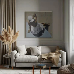 2629072 - Square Stretched Canvas, Poster Or Fine Art Print(2629072 Square Stretched Canvas Poster Or Fine Art Print) -Heart Wall Art Store pictufy interior gray sofa square ratio 1x1 2629596