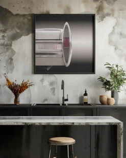 US Classic Car Sedan Deville 1967 - Square Stretched Canvas, Poster Or Fine Art Print(Us Classic Car Sedan Deville 1967 Square Stretched Canvas Poster Or Fine Art Print) -Heart Wall Art Store pictufy interior rustic kitchen ratio 1x1 1733138