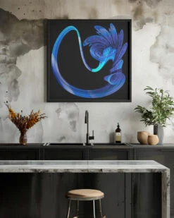 The Blues - Square Stretched Canvas, Poster Or Fine Art Print(The Blues Square Stretched Canvas Poster Or Fine Art Print 1) -Heart Wall Art Store pictufy interior rustic kitchen ratio 1x1 2412100