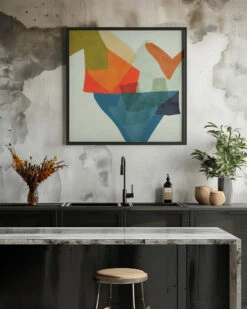 Shapes&lines5 Kopie - Square Stretched Canvas, Poster Or Fine Art Print(Shapes Lines5 Kopie Square Stretched Canvas Poster Or Fine Art Print) -Heart Wall Art Store pictufy interior rustic kitchen ratio 1x1 2552863