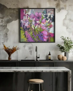 Df675a And To Everything There Is A Season Bloom I - Square Stretched Canvas, Poster Or Fine Art Print(Df675a And To Everything There Is A Season Bloom I Square Stretched Canvas Poster Or Fine Art Print) -Heart Wall Art Store pictufy interior rustic kitchen ratio 1x1 2570901