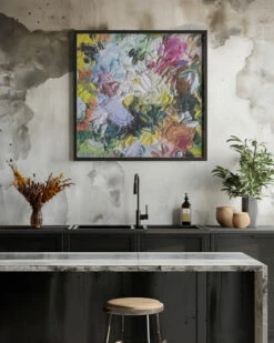 Bianca Palette Master - Square Stretched Canvas, Poster Or Fine Art Print(Bianca Palette Master Square Stretched Canvas Poster Or Fine Art Print) -Heart Wall Art Store pictufy interior rustic kitchen ratio 1x1 2651546