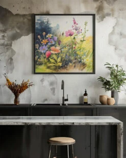 Idyllic Meadow (4) - Square Stretched Canvas, Poster Or Fine Art Print(Idyllic Meadow 4 Square Stretched Canvas Poster Or Fine Art Print) 22 Idyllic Meadow (4) - Square Stretched Canvas, Poster Or Fine Art Print(Idyllic Meadow 4 Square Stretched Canvas Poster Or Fine Art Print) -Heart Wall Art Store pictufy interior rustic kitchen ratio 1x1 2778923