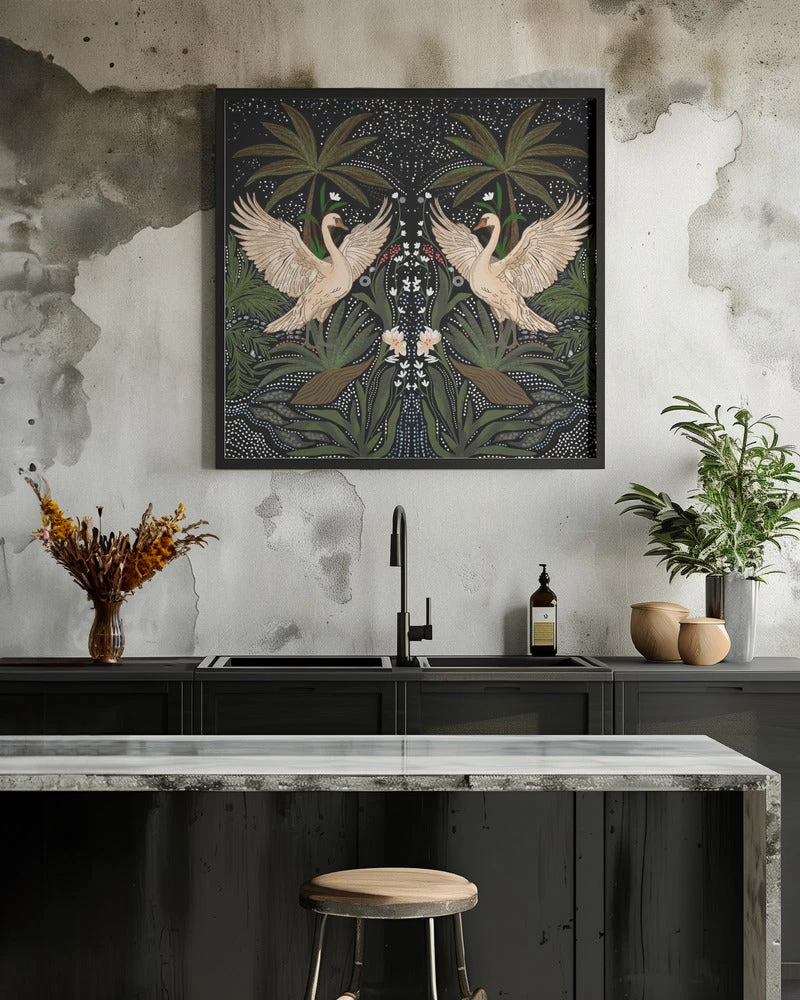 Swan Dance - Square Stretched Canvas, Poster Or Fine Art Print(Swan Dance Square Stretched Canvas Poster Or Fine Art Print) 10 Swan Dance - Square Stretched Canvas, Poster Or Fine Art Print(Swan Dance Square Stretched Canvas Poster Or Fine Art Print) - Image 10