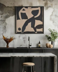 Goddance - Square Stretched Canvas, Poster Or Fine Art Print(Goddance Square Stretched Canvas Poster Or Fine Art Print) -Heart Wall Art Store pictufy interior rustic kitchen ratio 1x1 2997375