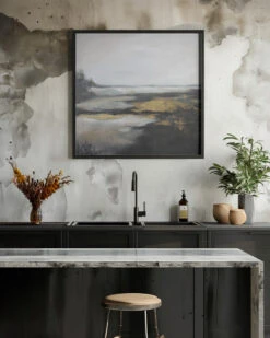 Nature Inspired Landscape - Square Stretched Canvas, Poster Or Fine Art Print(Nature Inspired Landscape Square Stretched Canvas Poster Or Fine Art Print) -Heart Wall Art Store pictufy interior rustic kitchen ratio 1x1 3124871