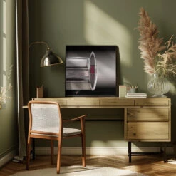 US Classic Car Sedan Deville 1967 - Square Stretched Canvas, Poster Or Fine Art Print(Us Classic Car Sedan Deville 1967 Square Stretched Canvas Poster Or Fine Art Print) -Heart Wall Art Store pictufy interior square green desk ratio 1x1 1733138