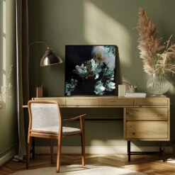 Dance With Me - Square Stretched Canvas, Poster Or Fine Art Print(Dance With Me Square Stretched Canvas Poster Or Fine Art Print) -Heart Wall Art Store pictufy interior square green desk ratio 1x1 2458693