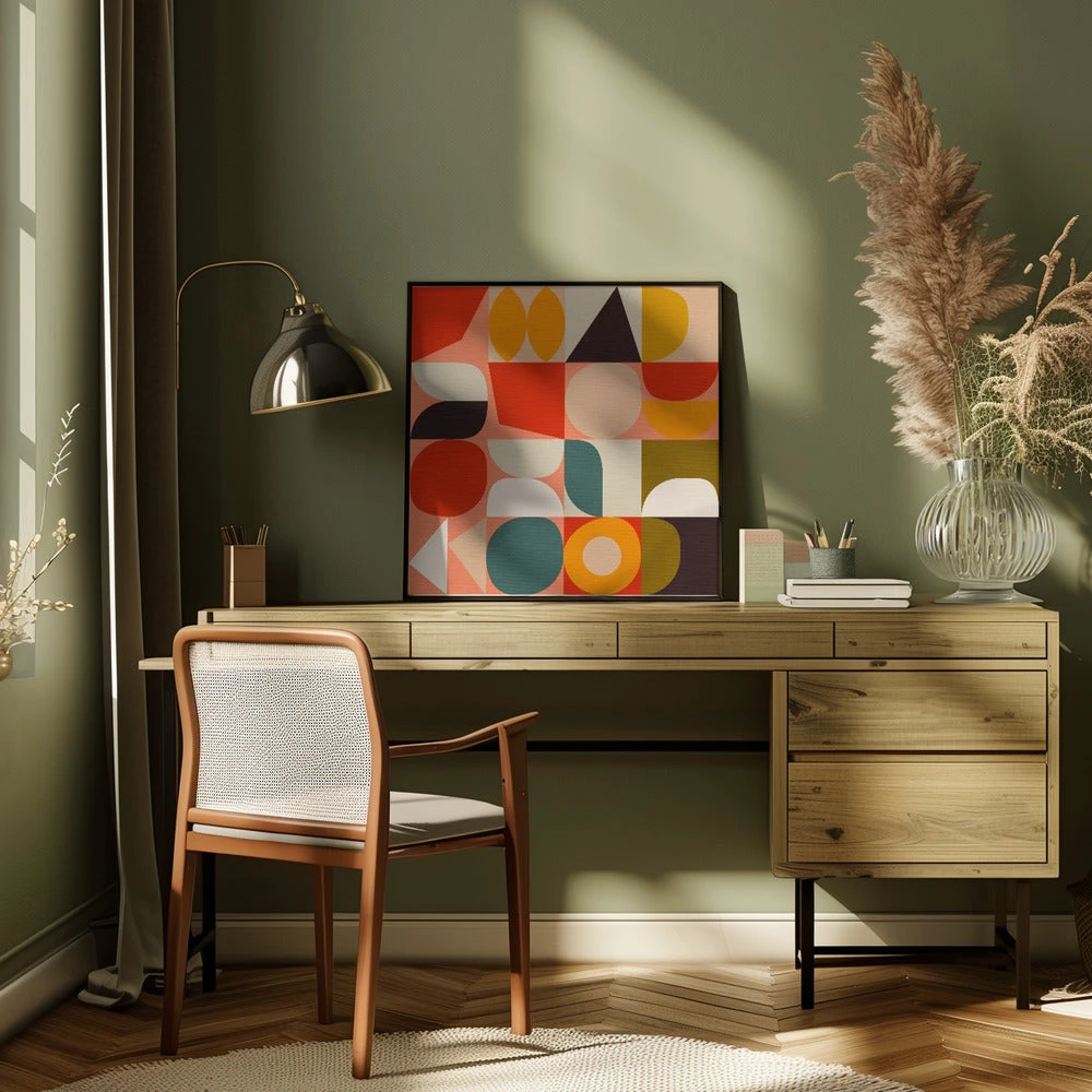 Bauhaus New 4 - Square Stretched Canvas, Poster Or Fine Art Print(Bauhaus New 4 Square Stretched Canvas Poster Or Fine Art Print) 9 Bauhaus New 4 - Square Stretched Canvas, Poster Or Fine Art Print(Bauhaus New 4 Square Stretched Canvas Poster Or Fine Art Print) - Image 9