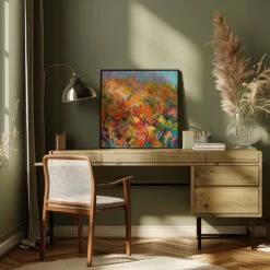 Happiness Sprouting - Square Stretched Canvas, Poster Or Fine Art Print(Happiness Sprouting Square Stretched Canvas Poster Or Fine Art Print) 21 Happiness Sprouting - Square Stretched Canvas, Poster Or Fine Art Print(Happiness Sprouting Square Stretched Canvas Poster Or Fine Art Print) -Heart Wall Art Store pictufy interior square green desk ratio 1x1 2652113