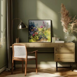 Idyllic Meadow (4) - Square Stretched Canvas, Poster Or Fine Art Print(Idyllic Meadow 4 Square Stretched Canvas Poster Or Fine Art Print) 21 Idyllic Meadow (4) - Square Stretched Canvas, Poster Or Fine Art Print(Idyllic Meadow 4 Square Stretched Canvas Poster Or Fine Art Print) -Heart Wall Art Store pictufy interior square green desk ratio 1x1 2778923