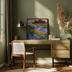 Carolina March - Square Stretched Canvas, Poster Or Fine Art Print(Carolina March Square Stretched Canvas Poster Or Fine Art Print) -Heart Wall Art Store pictufy interior square green desk ratio 1x1 2786592