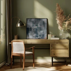 Tex Mix - Square Stretched Canvas, Poster Or Fine Art Print(Tex Mix Square Stretched Canvas Poster Or Fine Art Print) -Heart Wall Art Store pictufy interior square green desk ratio 1x1 2865975