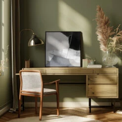 Wonder I - Square Stretched Canvas, Poster Or Fine Art Print(Wonder I Square Stretched Canvas Poster Or Fine Art Print) -Heart Wall Art Store pictufy interior square green desk ratio 1x1 2925065