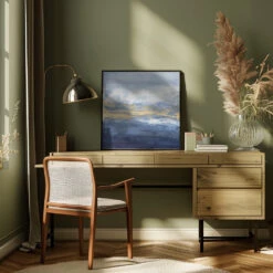 Peaceful Golden Horizon - Square Stretched Canvas, Poster Or Fine Art Print(Peaceful Golden Horizon Square Stretched Canvas Poster Or Fine Art Print 1) 21 Peaceful Golden Horizon - Square Stretched Canvas, Poster Or Fine Art Print(Peaceful Golden Horizon Square Stretched Canvas Poster Or Fine Art Print 1) -Heart Wall Art Store pictufy interior square green desk ratio 1x1 3116762