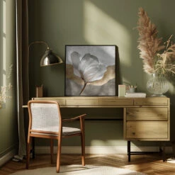 Virtuous II - Square Stretched Canvas, Poster Or Fine Art Print(Virtuous Ii Square Stretched Canvas Poster Or Fine Art Print) -Heart Wall Art Store pictufy interior square green desk ratio 1x1 3163966