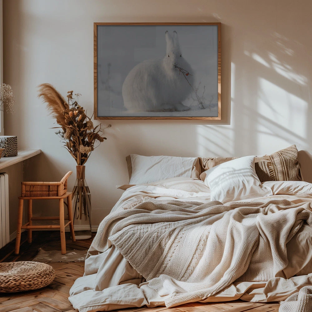 Wild Arctic Hare - Stretched Canvas, Poster Or Fine Art Print(Wild Arctic Hare Stretched Canvas Poster Or Fine Art Print) 7 Wild Arctic Hare - Stretched Canvas, Poster Or Fine Art Print(Wild Arctic Hare Stretched Canvas Poster Or Fine Art Print) - Image 7