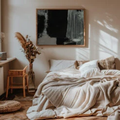 AbstractBrushstrokes Texture - Stretched Canvas, Poster Or Fine Art Print(Abstract Brushstrokes Texture Stretched Canvas Poster Or Fine Art Print) 18 AbstractBrushstrokes Texture - Stretched Canvas, Poster Or Fine Art Print(Abstract Brushstrokes Texture Stretched Canvas Poster Or Fine Art Print) -Heart Wall Art Store pictufy interior warm beige bedroom horizontal rat 2890624