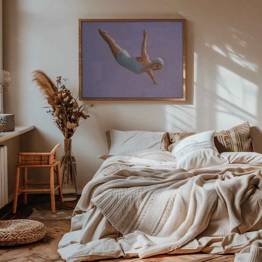 Lavender Diver - Stretched Canvas, Poster Or Fine Art Print(Lavender Diver Stretched Canvas Poster Or Fine Art Print) 7 Lavender Diver - Stretched Canvas, Poster Or Fine Art Print(Lavender Diver Stretched Canvas Poster Or Fine Art Print) - Image 7
