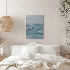 Seascape - Stretched Canvas, Poster Or Fine Art Print(Seascape Stretched Canvas Poster Or Fine Art Print) -Heart Wall Art Store pictufy interior white bedroom ratio 5x7 2054211