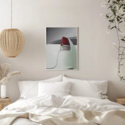 US Classic Car 1955 Series 62 Coupe - Stretched Canvas, Poster Or Fine Art Print(Us Classic Car 1955 Series 62 Coupe Stretched Canvas Poster Or Fine Art Print) -Heart Wall Art Store pictufy interior white bedroom ratio 5x7 2206112