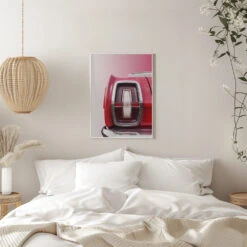 US Classic Car Fair Lane 1968 Taillight Abstract - Stretched Canvas, Poster Or Fine Art Print(Us Classic Car Fair Lane 1968 Taillight Abstract Stretched Canvas Poster Or Fine Art Print) -Heart Wall Art Store pictufy interior white bedroom ratio 5x7 2231768