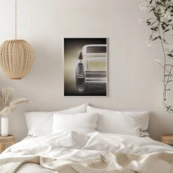 American Classic Car Coupe Deville 1964 - Stretched Canvas, Poster Or Fine Art Print(American Classic Car Coupe Deville 1964 Stretched Canvas Poster Or Fine Art Print) -Heart Wall Art Store pictufy interior white bedroom ratio 5x7 2296614