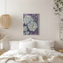 Eliany Painterly Bouquet - Stretched Canvas, Poster Or Fine Art Print(Eliany Painterly Bouquet Stretched Canvas Poster Or Fine Art Print) -Heart Wall Art Store pictufy interior white bedroom ratio 5x7 2428560